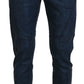 Exte Chic Tapered Blue Denim Jeans