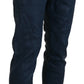 Exte Chic Tapered Blue Denim Jeans