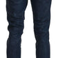 Exte Chic Tapered Blue Denim Jeans