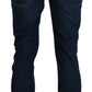 Acht Exquisite Tapered Italian Denim in Blue