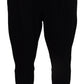 Dolce & Gabbana Elegant Black Tapered Wool Trousers