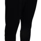 Dolce & Gabbana Elegant Black Tapered Wool Trousers