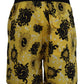 Dsquared² Yellow Block Print Swim Shorts Boxer