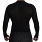 Dolce & Gabbana Elegant Black Cashmere Pullover Sweater