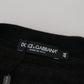 Dolce & Gabbana Elegant Black Cashmere Pullover Sweater