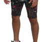 Dolce & Gabbana Volcano Print Casual Knee-Length Shorts