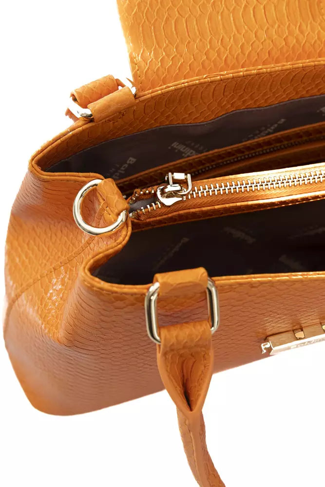 Baldinini Trend "Orange Polyurethane Women Crossbody Bag"