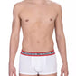 Bikkembergs White Cotton Men's Trunk