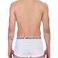 Bikkembergs White Cotton Men Underwear Trunk Pack