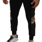 Dolce & Gabbana Elegant Black Jogger Pants for the Modern Man