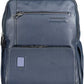 Piquadro Blue Leather Men Backpack