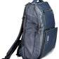 Piquadro Blue Leather Men Backpack