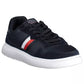 Tommy Hilfiger Blue Leather Men Sneaker