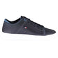 Tommy Hilfiger Chic Blue Lace-Up Sneakers with Logo Detail