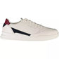 Tommy Hilfiger Chic White Lace-Up Sneakers with Contrasting Accents