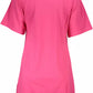 Cavalli Class Chic Pink Cotton Tee with Signature Print