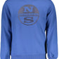 North Sails Blue Cotton Men Sweater