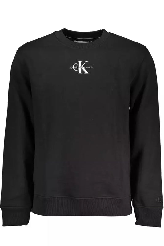 Calvin Klein Black Cotton Men Sweater