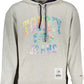 Tommy Hilfiger Chic Gray Hooded Sweatshirt with Contrasting Details