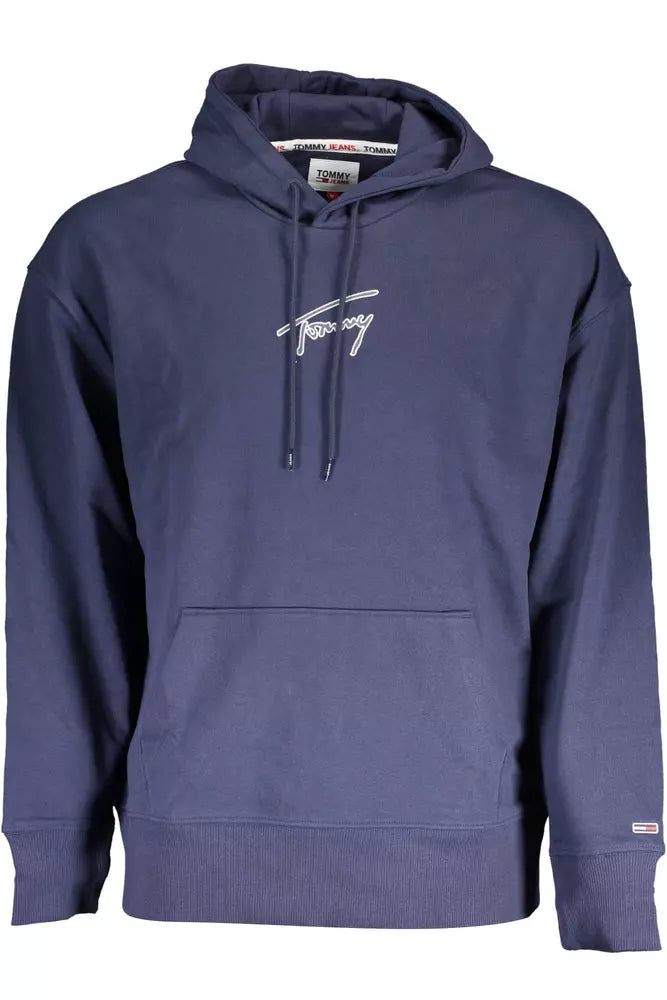 Tommy Hilfiger Chic Blue Hooded Logo Sweatshirt