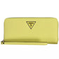 Guess Jeans Yellow Polyethylene Women Wallet