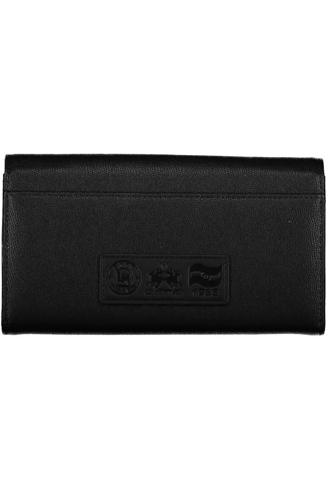 La Martina Black Polyethylene Women Wallet