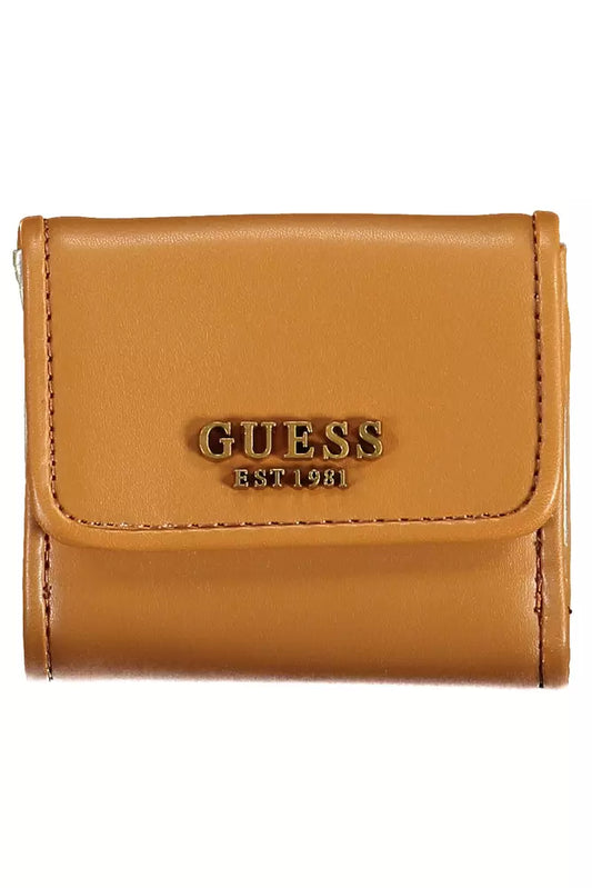 Guess Jeans Brown Polyethylene Women Wallet