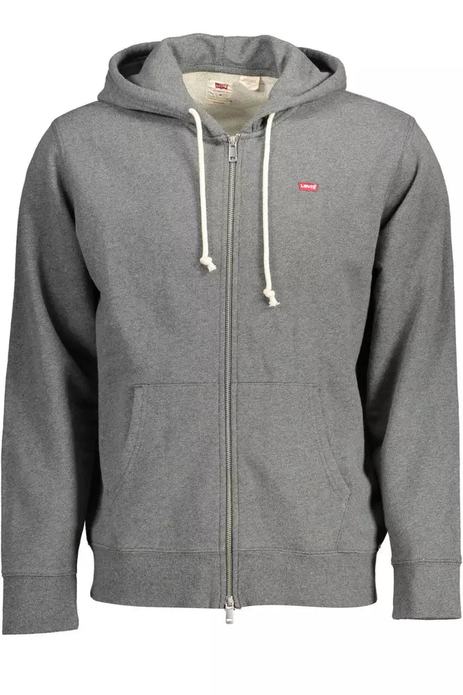 Levi's Gray Cotton Men Sweater