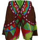 Dsquared² Multicolor Print Swim Shorts Boxer Style