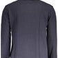 La Martina Blue Wool Mens Sweater