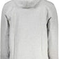 Vans Sleek Gray Hooded Sweatshirt with Central Pocket