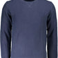 North Sails Blue Cotton Men Sweater