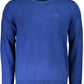 North Sails Blue Cotton Men Sweater