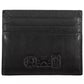 La Martina Black Leather Men Wallet