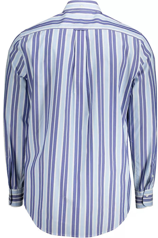 Gant Light Blue Cotton Men Shirt