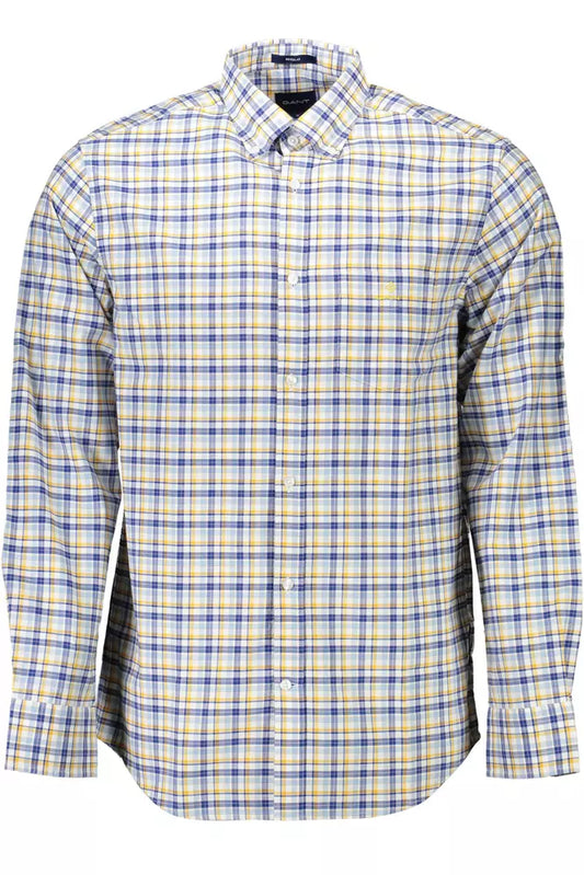 Gant Yellow Cotton Men Shirt