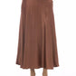 Alpha Studio Brown Viscose Women Skirt