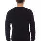 Alpha Studio Black Viscose Men Sweater