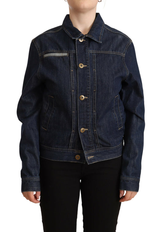 Master Coat Chic Dark Blue Denim Jacket