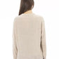 Baldinini Trend Beige Cashmere Women Sweater