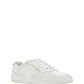 Fendi Elegant Low Top Calfskin Sneakers in White