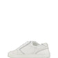 Fendi Elegant Low Top Calfskin Sneakers in White