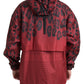 Dolce & Gabbana Radiant Red Leopard Print Hooded Jacket