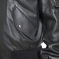 Dolce & Gabbana Elegant Black Leather Bomber Jacket