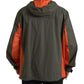 Dolce & Gabbana Elegant Hooded Full Zip Jacket in Green and Orange