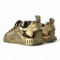 Dolce & Gabbana Gleaming Gold-Toned Luxury Sneakers