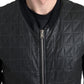 Dolce & Gabbana Elegant Black Leather Bomber Jacket