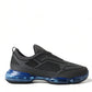 Prada Elegant Men's Black Mesh Sneakers