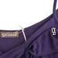 John Galliano Elegant Purple Jersey Cocktail Dress