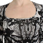 Cavalli Elegant Printed Jersey Sheath Dress